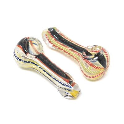3.5" Twisted Rope Dicro Hand Pipe - 2Pack Assorted