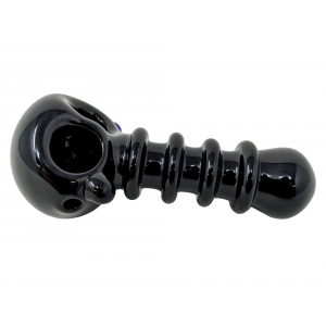 5" Gas Mask Pipe Black Tubing Handpipe - [AM341]