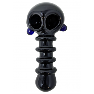 5" Gas Mask Pipe Black Tubing Handpipe - [AM341]