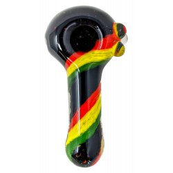 4.5" Marley Pipe Rasta Pattern Frit [AM62]