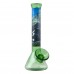 4" Beaker Water Pipe Shaped Glass Hand Pipe Assorted colors - [BHP-001]