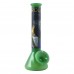 4" Beaker Water Pipe Shaped Glass Hand Pipe Assorted colors - [BHP-001]