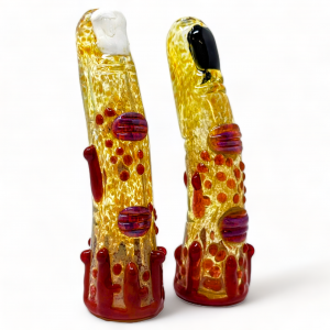Get Your Finger Burnt" Chillum Hand Pipe - [CH1356]