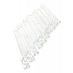 3.5'' USA Made Clear Chillum With Marble (Pack of 10)