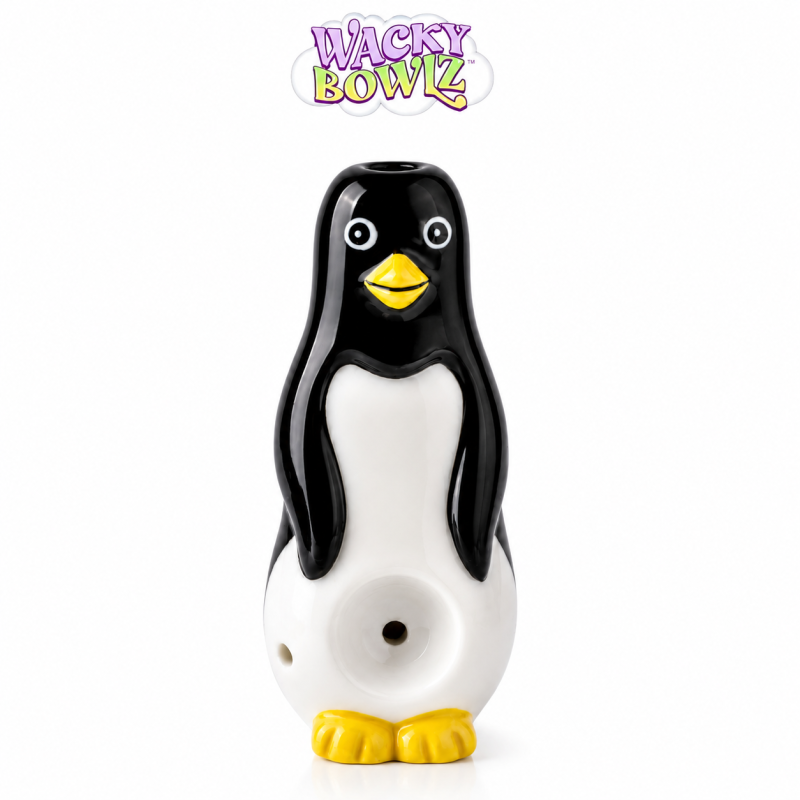 3.5" Wackly Bowlz Ceramic Hand Pipe