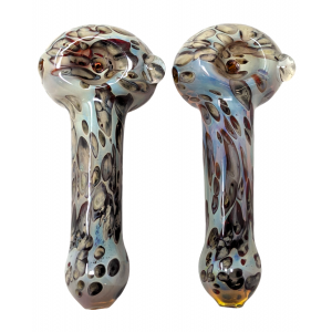 5" Candy Art Fumed Dot Hand Pipe (Pack Of 2) - [DJ516]
