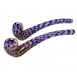 8" Slyme Pink Tube Gold Dot Art Sherlock (Pack Of 2) - [DJ619]