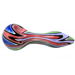 5" Zig Zag Reversal Art Hand Pipe [DJ621]