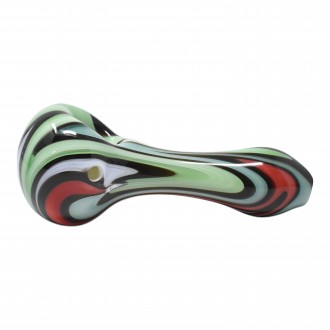 4" Reversal Art Chromatic Spoon Hand Pipe - 2 Pack