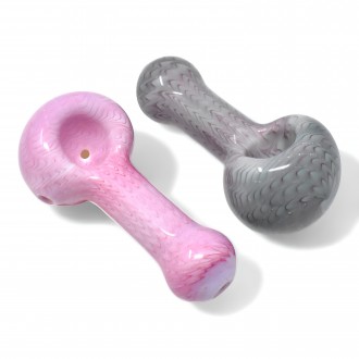 3.5" Pipe of Pleasure Spoon Hand Pipe - 2 Pack