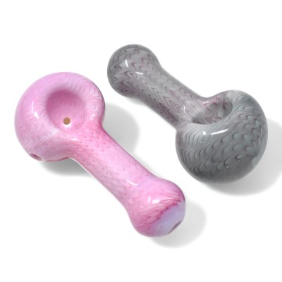 3.5" Pipe of Pleasure Spoon Hand Pipe - 2 Pack
