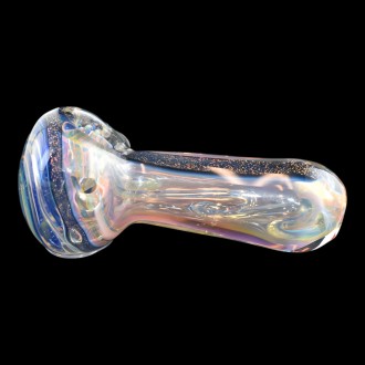 3.5" Galaxy Swirl Dicro Art Spoon Hand Pipe - 2 Pack- D