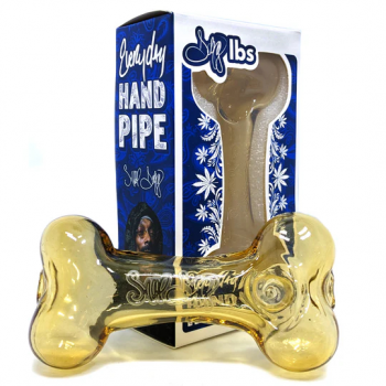 Dogg Lbs - 4" Everyday Dogg Bone Hand Pipe - Gold [DLHP0011]