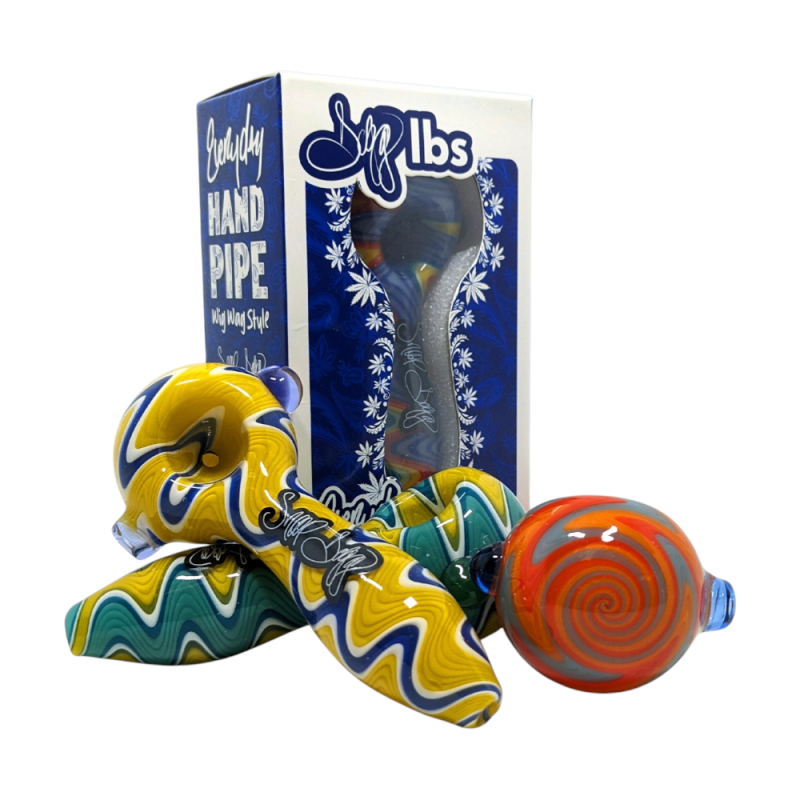Dogg Lbs Everyday 4" WigWag Spoon Hand Pipe