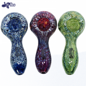 Death Row Records - 3.75" Assorted Frit Spoon Hand Pipe