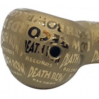 Death Row Records - 4" Metallic Etched Spoon Hand Pipe [DRHP0004]