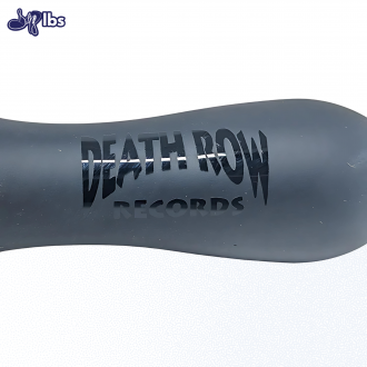 Death Row Records - 4" Sand Blasted Spoon Hand Pipe - Black