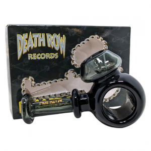 Death Row Records - 4" Ring Hand Pipe - Smoke [DRHP0014]