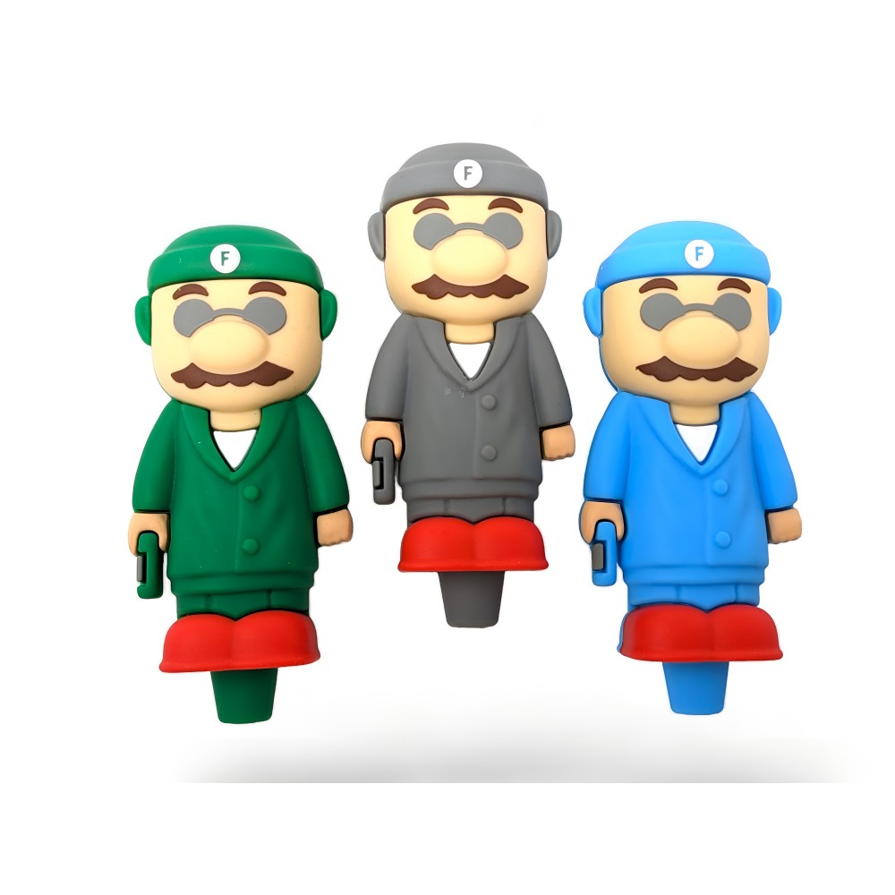 4"  Time To Level Up  Game Master Silicone Hand Pipe [FXA18]