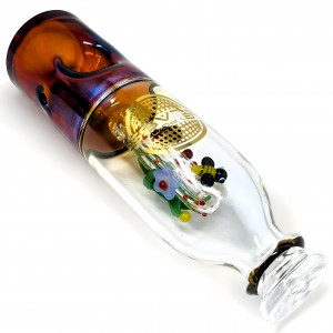 On Point Glass - 6" Buzzing Beauties & Garden Graces 2 In 1 Hand Pipe/Water Pipe - [GB957]