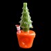 4.5 Inch Holiday Cheer Glass Hand Pipe GHP1385