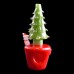 4.5 Inch Holiday Cheer Glass Hand Pipe GHP1385