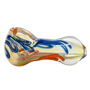 2.5" Silver Fumed Inside Out Hand Pipe (Pack Of 3) [GJ107]
