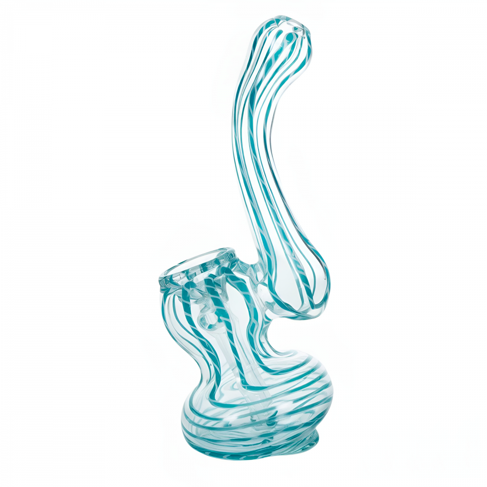 Compact Water-Filtered Bubbler with Inside-Out Glass Design