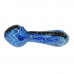 4.5 inch double tubing dicro heavy glass hand pipe