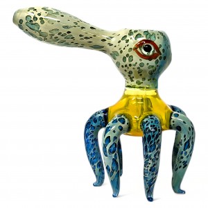 4.5" Tentacle Twist Octopus Handheld Hand Pipe - [HP320]