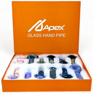 3" Apex Premium Hand Pipe 12 Ct Display - [HPD302]