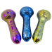 APEX 4" Frosted Art Hand Pipe 12Ct Display [HPD31]