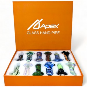 4" Apex Premium Hand Pipe 12 Ct Display - [HPD401]