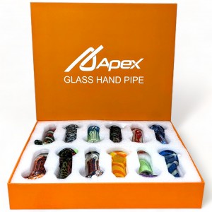 4" Apex Premium Hand Pipe 12 Ct Display - [HPD403]