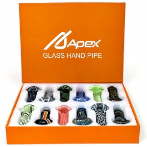 4" Apex Premium Hand Pipe 12 Ct Display - [HPD406]