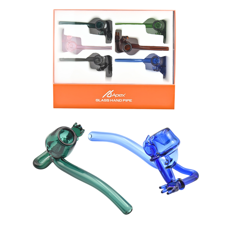 Apex 6" Artistic Claw Design Hand Pipe – 6ct Display