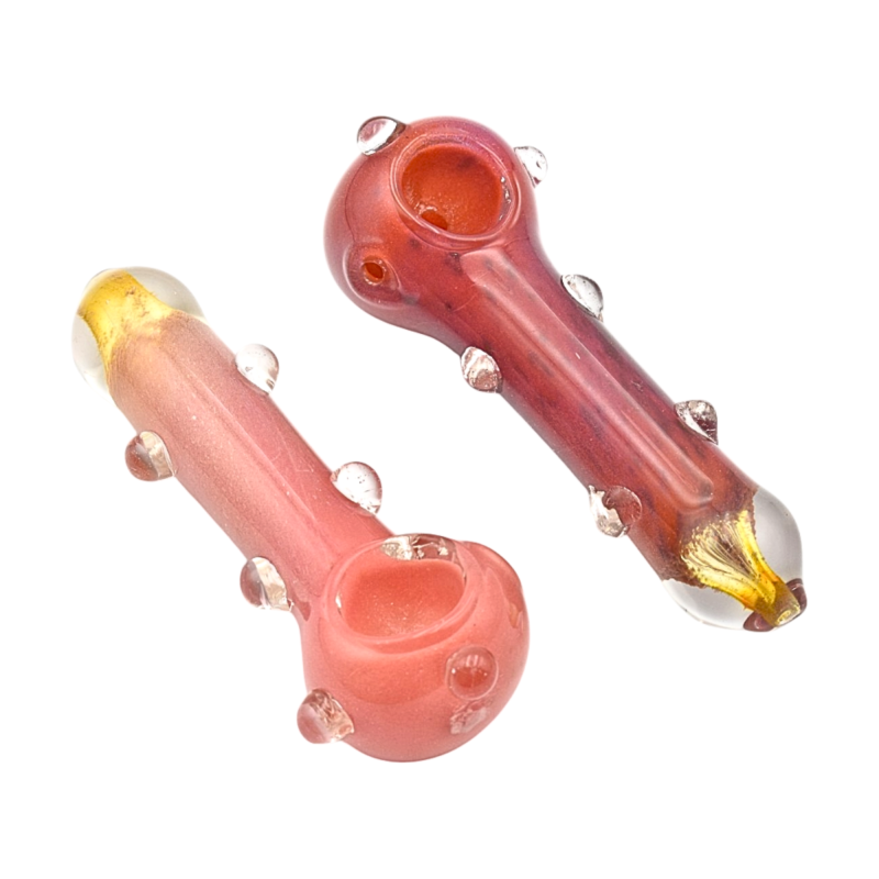 4.5" Multi Marble Frit Art Hand Pipe – 2ct Pack