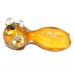 4.5" Gold Fumed Dual Donuts Premium Hand Pipe – 2ct Pack