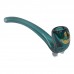 6" Sherlock Hand Pipe with Color Tube – On Point Glass On Point Glass 6-Inch Color Tube Sherlock Hand Pipe