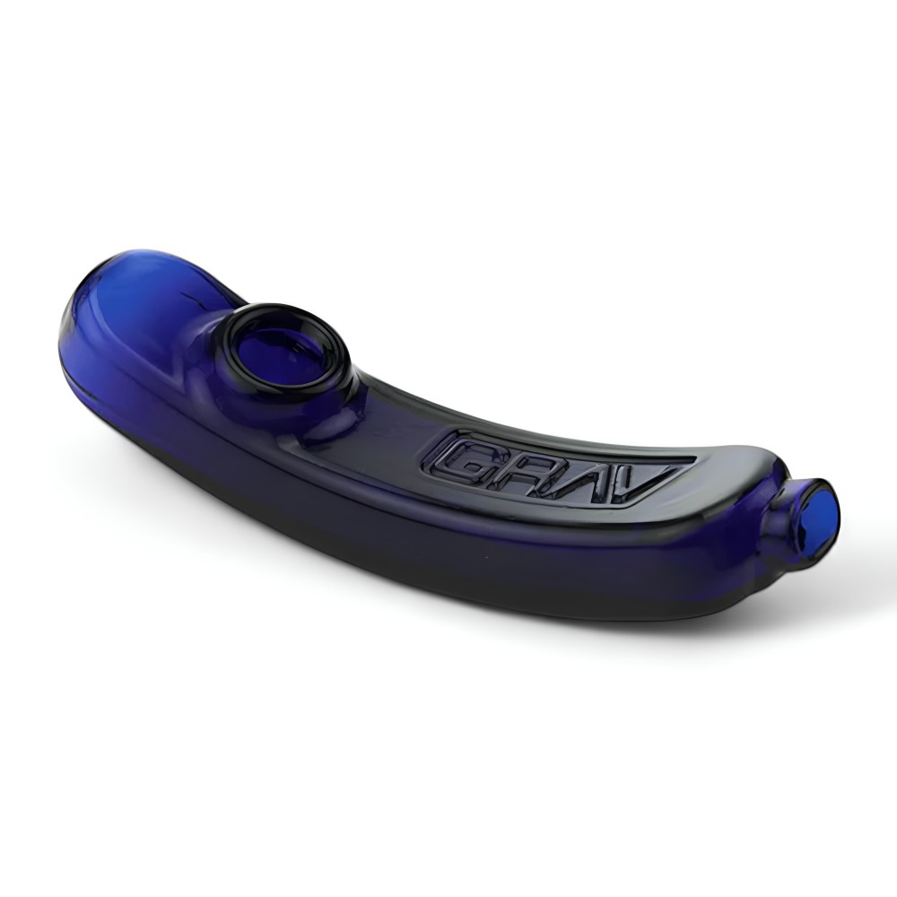 GRAV Rocker Steamroller Glass Hand Pipe – Balanced Design