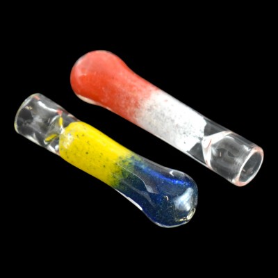 3" Frit Art Chillum - 2 Pack