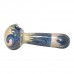 4 Inch Wig Wag Dicro Art Glass Spoon Hand Pipe