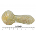 8.5" Silver Fumed Bubble Art Jumbo Hand Pipe - [KP23]