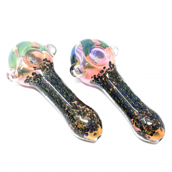 5" Gold Fumed Art Premium Glass Hand Pipe – 2ct Pack