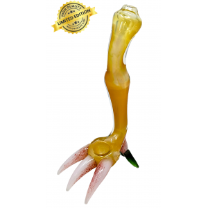 7" Clawed Bird Leg Animal Hand Pipe - [NAP10]