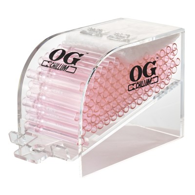 One Hitter Hand Pipe Dispenser - Pink (Display of 100)