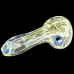USA BLOWN - 4" Silver Fumed Millie Marble Art Hand Pipe [PDUSA01]