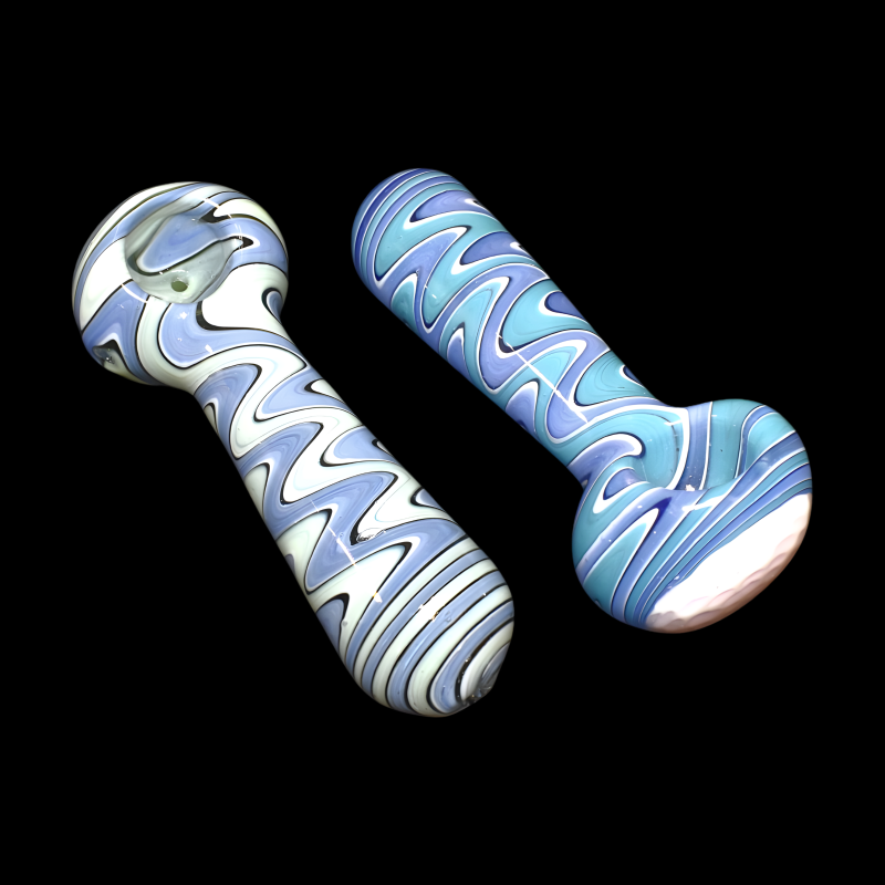 4.5" Reversal Wig-Wag Honeycomb Head Premium Hand Pipe – 2ct Pack