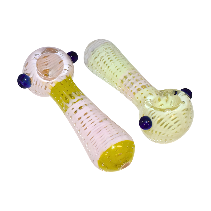 4.5" Air Trap Art Marble Spoon Pipe – 2ct Pack