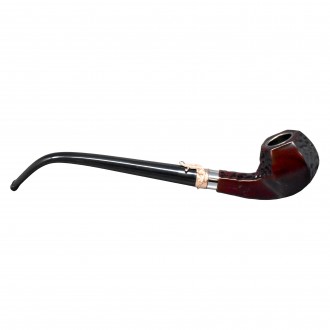 CLICKIT Medium Wooden Color Pipe - Assorted Designs (6CT Display)